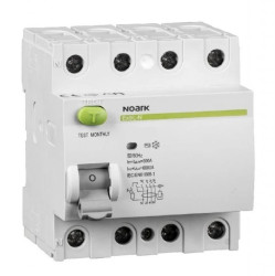 Wyłącznik różnicowoprądowy 4P 16A 30mA typ AC 6kA Ex9L-N