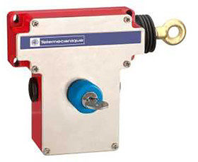 E-Stop Rope Pull Switch, Right Side, Key