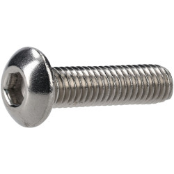 R-TECH 337476 M3 X 12 Hex Socket Button Screws A2 ST/ST - Pack Of 100