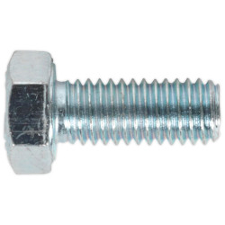 Sealey SS512 HT Setscrew M5 x 12mm 8.8 Zinc DIN 933 Pack of 50