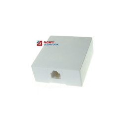 Puszka 6P4C kwadr. telefoniczna gniazdo RJ11
