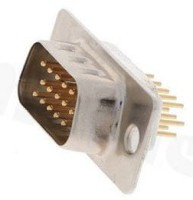 DHD-15-W Wtyk trójrzędowy lutowany do druku pin 15 - prosty