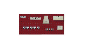 Zestaw uchwytów narzędziowych do montażu na panelu ściennym Uchwyt narzędziowy do panelu ściennego Zestaw haków i