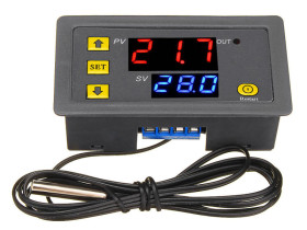 Sterownik temperatury panelowy 230V -50-120C LED W3230