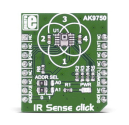 Zestaw rozwojowy czujników, IR Sense Click, I2C, SPI
