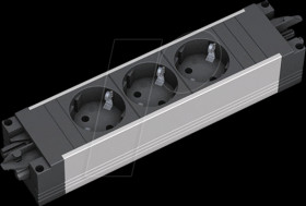 906.18815 STEP power strip, 3 sockets, type F - CEE 7/3