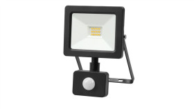 Projektor Led 10W 1000Lm 4000K Premium Z Czujnikiem Czarny Ip44 Gw-0009