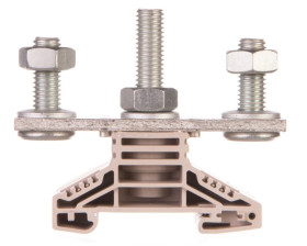 Złączka szynowa 3-przewodowa 120mm2 beżowa WF 10/2BZ 1789790000