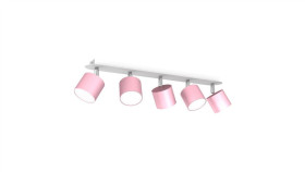 Lampa Sufitowa Dixie Pink 5Xgx53 Mlp7613 Milagro