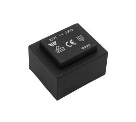 Transformator 1.5VA zalewany 230Vac (12V, 12V) 0.06A