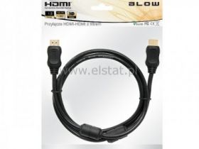 Kabel HDMI - HDMI 1,5m +filtr+ zawieszka