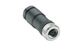 Złącze Do Samokonfekcjonowania M12 Duo Złącze Żeńskie 4-Polowe Z Gwintowanym...