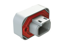 Złącze samochodowe 3-pinowe Amphenol Industrial -rzędowe Męski 7.5A AT Montaż na kołnierzu Złącze samochodowe