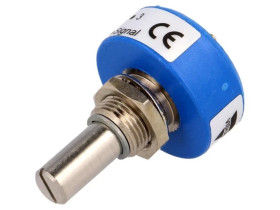 Potencjometr osiowy jednoobrotowy 1k 20 1W liniowa 6,35mm 357B2102MAB251S22