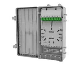 Panel krosowniczy, obudowa, 24-portowy SC 24 Wielomodowy HellermannTyton Connectivity