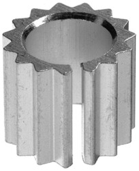 Small heatsink, (W x Ø x H) 12.7 x 12.7 x 10 mm, 44 K/W, stained, 10046050