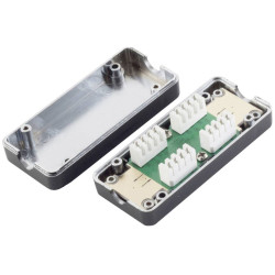 BKL 10121223 CAT 7 LSA connection box connects two network Cables