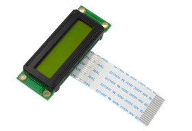 Wyświetlacz LCD Display Elektronik DEM16223SYH-PY czarny żółto-zielony (S x W x G) 53 x 20 x 7.5 mm