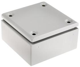 Szafka ścienna rozdzielcza 150 mm 150 mm 80mm Stal Schneider Electric, z drzwiami zwykłymi RAL 7035