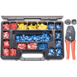 Toolcraft 820927 Crimping Pliers &#x2B; Crimps 1004pcs