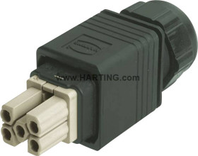 Harting 09352320423 Wkładka złącza żeńskiego, seria Han® PushPull Power, 1 szt.