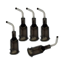 Zagięta Igła Dozująca 45º 16G - Do Kleju Topnika Pasty - Zakrzywiona Końcówka - 5szt