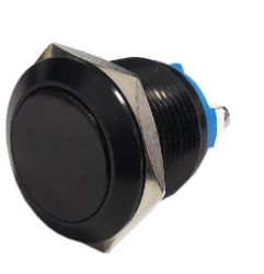 Przycisk wandaloodporny PBWB-19BKS CZARNY monostabilny płaski