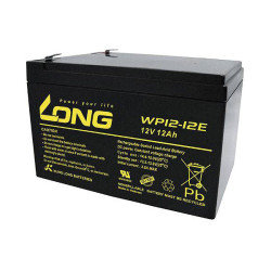 Long WP12-12E VRLA Battery 12V 12Ah AGM 151x98x98mm Maintenance-Free