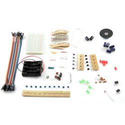 Podstawy elektroniki PE01 - zestaw podzespołów do nauki elektroniki