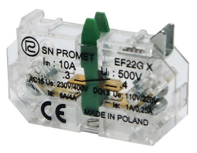 Element łączeniowy EF22GX do przycisków sterowniczych serii NEF22 i NEK22M W0-Ł EF22GX