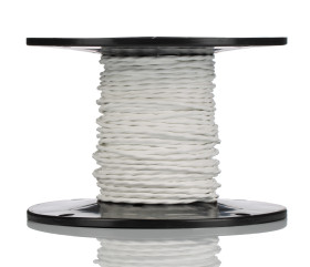 Kabel sterujący DEF STAN liczba żył 2 Ekranowane Belden 26 AWG średnica zew 3.048 mm Biały 30 m Tetrafluoroetylen