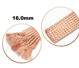 Oplot miedziany - plecionka miedziana 16mm 1metr