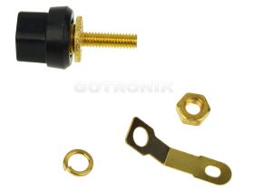 Gniazdo banan sześciokątne złote czarne