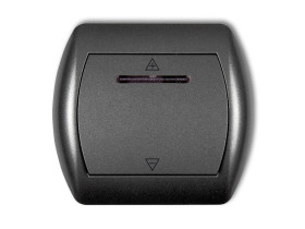 TREND Sterownik roletowy sterowany dotykiem i dowolnym pilotem grafitowy 11SR-1 KARLIK