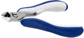 ESD high precision side cutter, 120 mm, 82 g, cut capacity (1/0.8 mm/–/–), ES5142.CR.BG