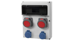 Rozdzielnica Femo 13M - Gniazda 2X32/5, 2X230v Ip65 /13 Modułów/