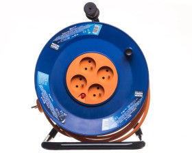 Przedłużacz bębnowy 4-gniazda z/u 50m H05VV-F 3G1,5 P19450