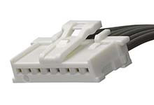 Kabel przewód-płytka, MicroClasp, 250 Vrms AC/DC, 3 A, raster: 2mm, 300mm, Okrągły, Cyna, Czarny