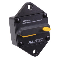 90A Panel Mount Switchable Manual Reset On-Off Circuit Breaker IP66