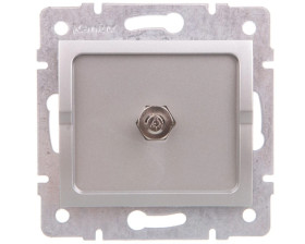 LOGI Gniazdo ekwipotencjalne Srebrny 25234