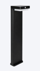 Oprawa Solarna Ogrodowa Suntis 3000K 220lm 2Ah USB-C Kwadrat IP54 Czarna 5 lat gwar.