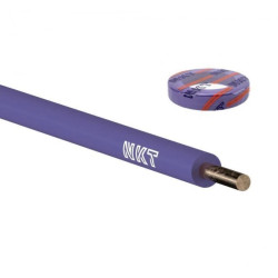 Przewód instalacyjny H07V-U (DY) 1,5 fioletowy 450/750V /100m/