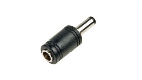 Adapter Dc Żeńska 2,5/5,5 +Męska 2,1/5,5 Prześciówka