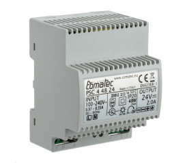 Zasilacz szyny DIN PSC I wy 2 A Comatec 1 -wyjściowy 264V ac AC 50 °C 24V dc -10 °C DC 48 W