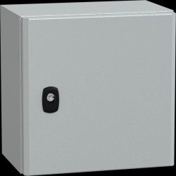 NSYS3D3320P S3D steel housing with mounting plate 300 x 300 x 200 IP66