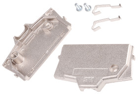 Osłona tylna D-Sub 50 -pinowe Aluminium Proste 3M Obudowa D-Sub D