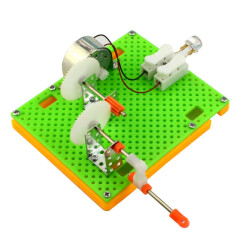 Zestaw do samodzielnego montażu ręczny generator prądu korbkowy DIY KIT