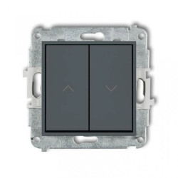 MINI Przycisk żaluzjowy grafitowy mat 28MWP-8