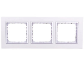 SONATA Ramka potrójna aluminium / srebrna metal R-3RAC/35/38