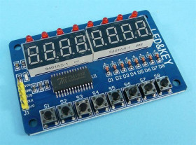 MODUŁ TM-1638 WYŚW.LED+DIODY+SWITCH